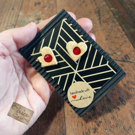 5/25 Náušnice 2x2cm  (anti-allergic earrings 2x2cm) 120,- Kč