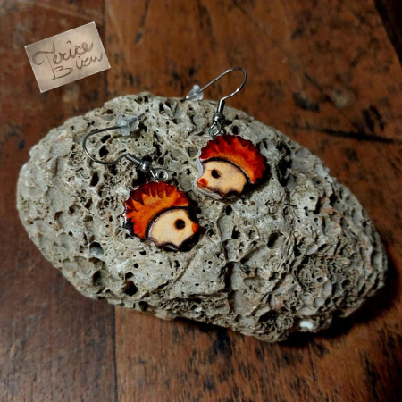 3/26 Náušnice na afroháčku 2x2cm (anti-allergic earrings 2x2cm) 150,- Kč